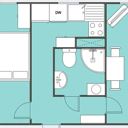 2-bedroom Modern Flat Near Baltic - 40m2- Location !!! Gdaňsk